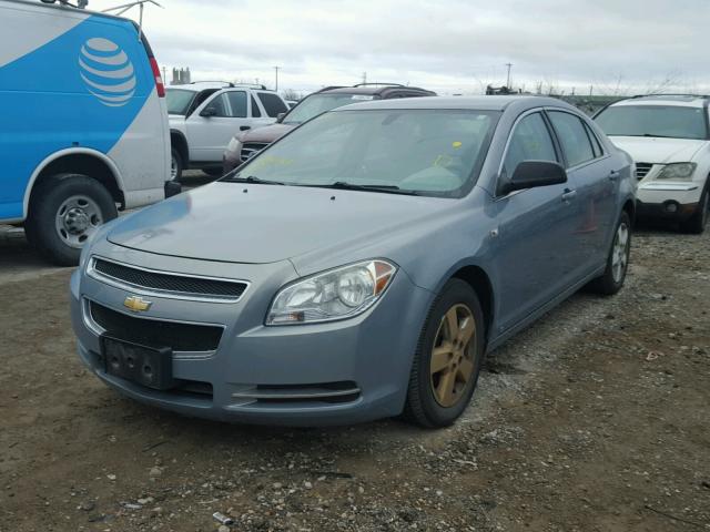 1G1ZG57B98F162301 - 2008 CHEVROLET MALIBU LS TEAL photo 2