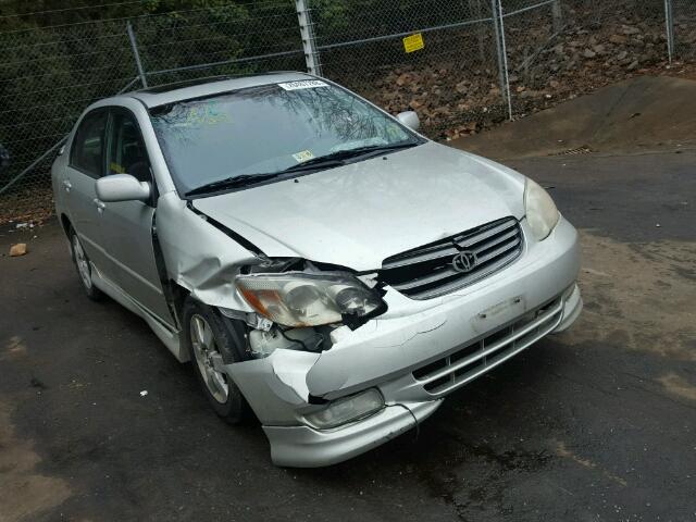 2T1BR32E73C135558 - 2003 TOYOTA COROLLA CE SILVER photo 1