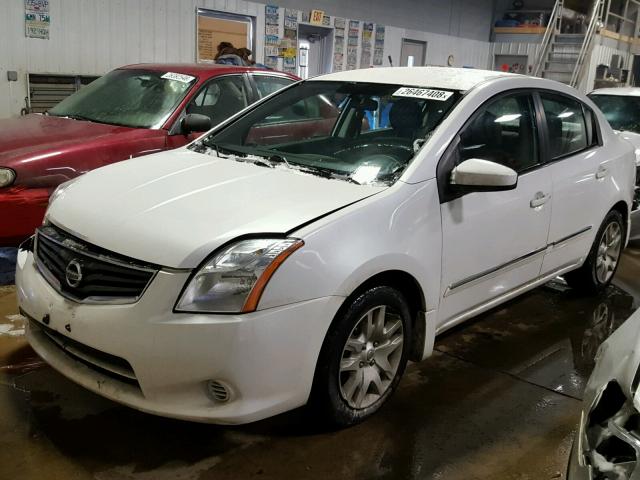 3N1AB6AP2BL716601 - 2011 NISSAN SENTRA 2.0 WHITE photo 2