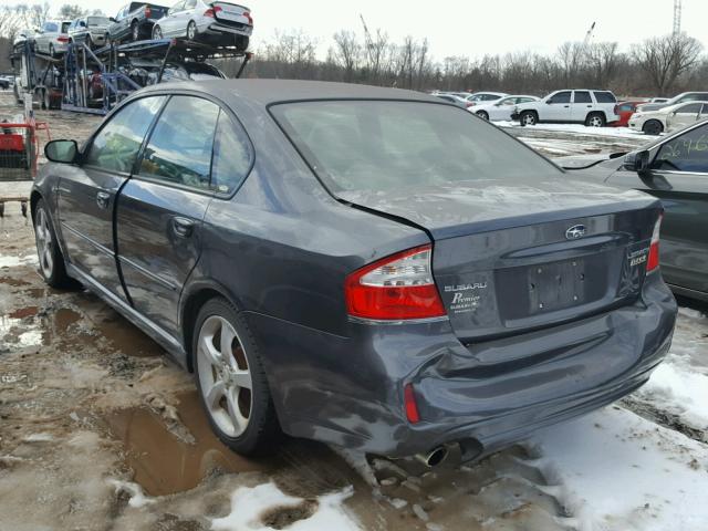 4S3BL616197224579 - 2009 SUBARU LEGACY 2.5 GRAY photo 3