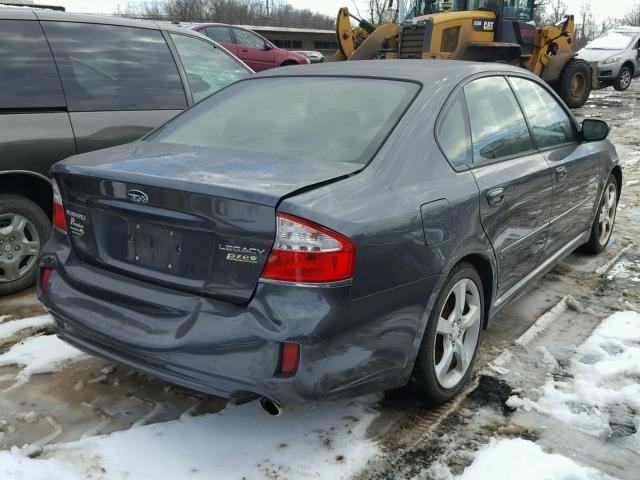 4S3BL616197224579 - 2009 SUBARU LEGACY 2.5 GRAY photo 4