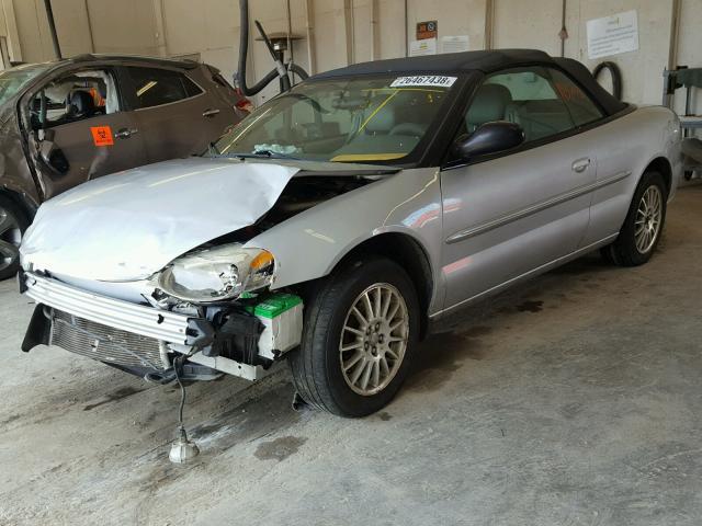 1C3EL55R95N521170 - 2005 CHRYSLER SEBRING TO SILVER photo 2