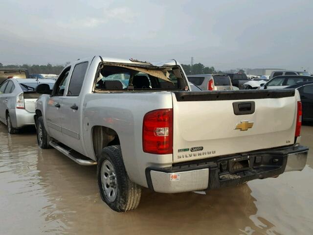 3GCRCREA9AG285170 - 2010 CHEVROLET SILVERADO SILVER photo 3