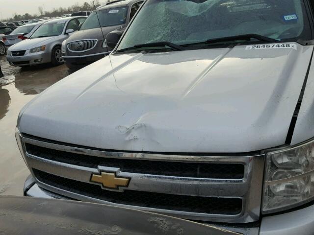 3GCRCREA9AG285170 - 2010 CHEVROLET SILVERADO SILVER photo 7