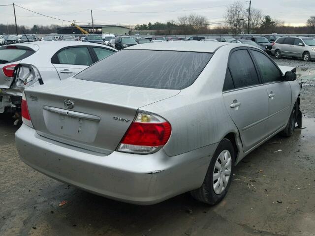 4T1BE32K36U696697 - 2006 TOYOTA CAMRY LE SILVER photo 4