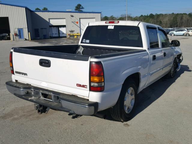 2GTEC13T551282186 - 2005 GMC NEW SIERRA WHITE photo 4