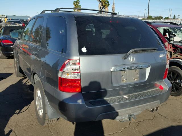 2HNYD18881H543174 - 2001 ACURA MDX TOURIN GRAY photo 3