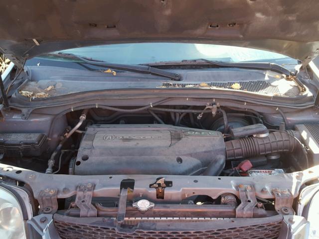 2HNYD18881H543174 - 2001 ACURA MDX TOURIN GRAY photo 7