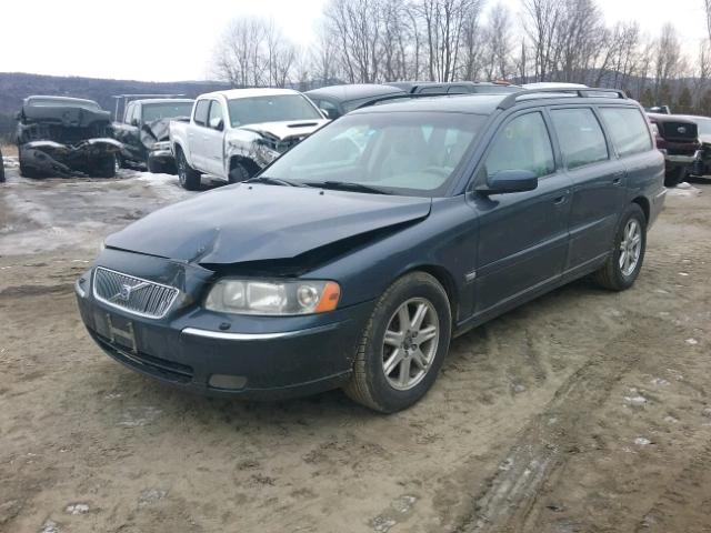 YV1SW592652519746 - 2005 VOLVO V70 FWD BLUE photo 2