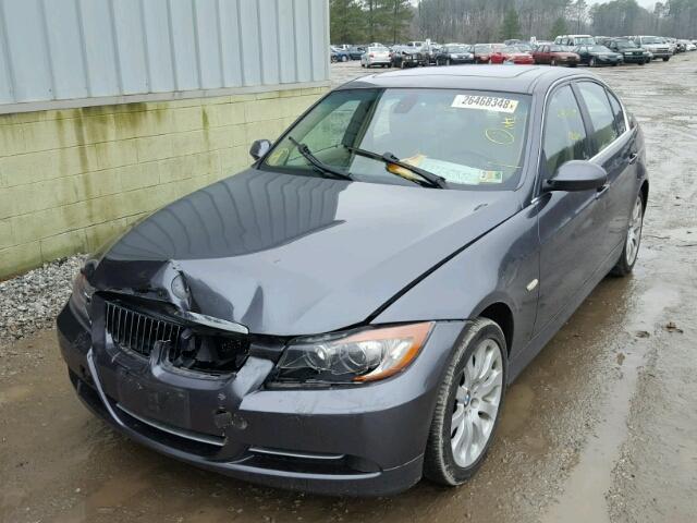 WBAVB73558VH23633 - 2008 BMW 335 I GRAY photo 2