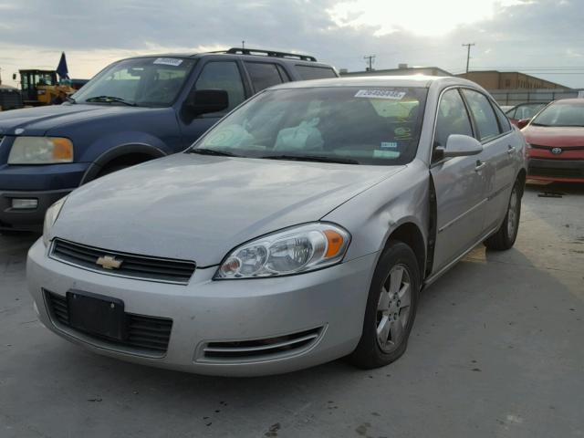 2G1WT55K479130171 - 2007 CHEVROLET IMPALA LT SILVER photo 2