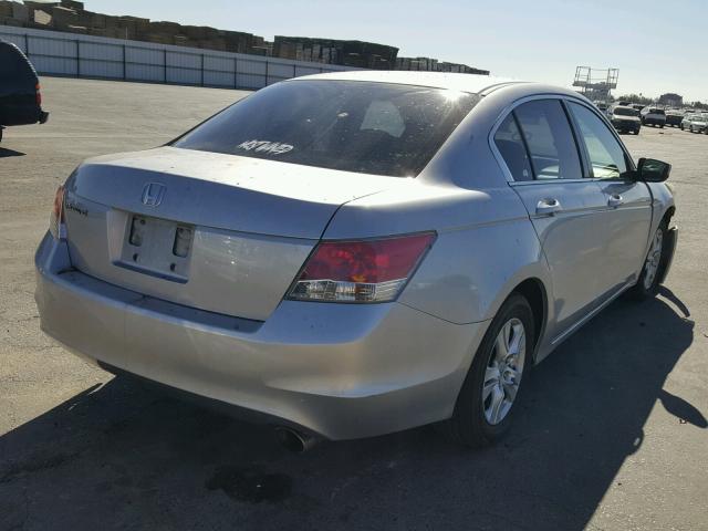 JHMCP26438C037860 - 2008 HONDA ACCORD LXP SILVER photo 4