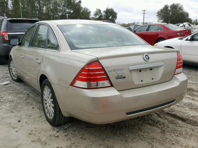 1MEHM421X5G621571 - 2005 MERCURY MONTEGO PR GOLD photo 3