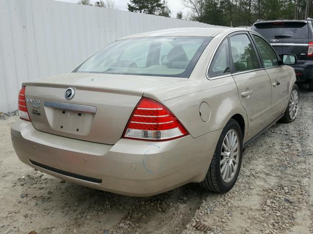 1MEHM421X5G621571 - 2005 MERCURY MONTEGO PR GOLD photo 4