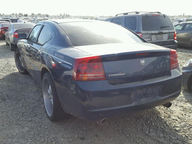 2B3KA43R96H392649 - 2006 DODGE CHARGER SE BLUE photo 3