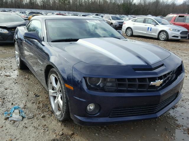 2G1FJ1EJ7A9204471 - 2010 CHEVROLET CAMARO SS BLUE photo 1