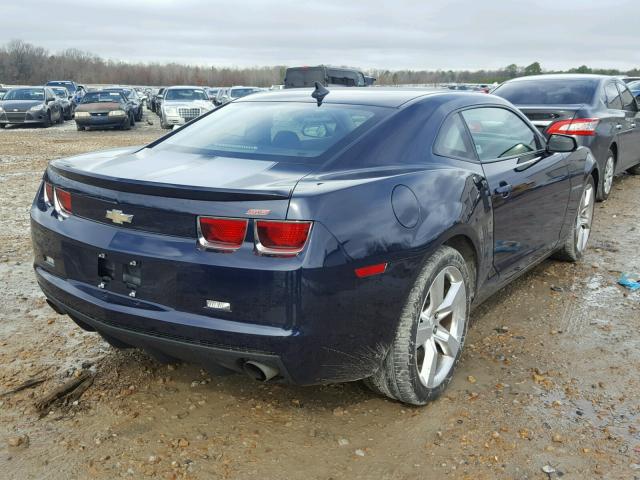2G1FJ1EJ7A9204471 - 2010 CHEVROLET CAMARO SS Azul foto 4