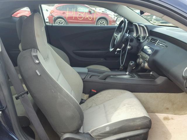 2G1FJ1EJ7A9204471 - 2010 CHEVROLET CAMARO SS Azul foto 5