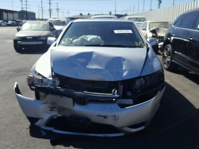 2HGFG12878H542381 - 2008 HONDA CIVIC EX Gümüş foto 9