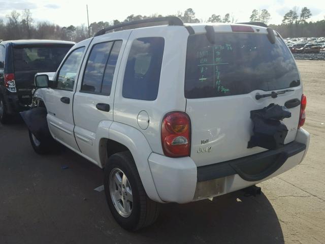 1J4GK58K03W666797 - 2003 JEEP LIBERTY LI WHITE photo 3