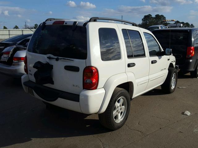 1J4GK58K03W666797 - 2003 JEEP LIBERTY LI WHITE photo 4