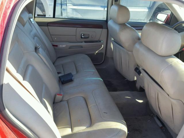 1G6KD54Y9XU715049 - 1999 CADILLAC DEVILLE RED photo 6