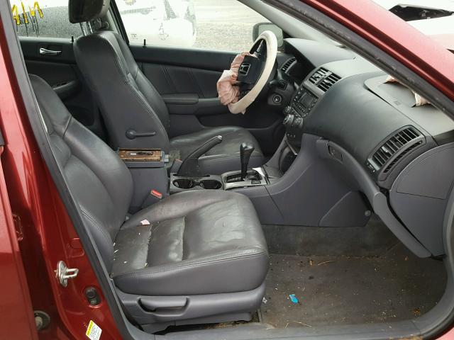 1HGCM56824A120850 - 2004 HONDA ACCORD EX BURGUNDY photo 5