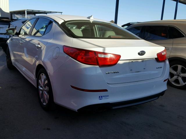 5XXGN4A77EG263157 - 2014 KIA OPTIMA EX WHITE photo 3