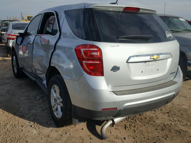 2GNALBEK4G6251937 - 2016 CHEVROLET EQUINOX LS SILVER photo 3