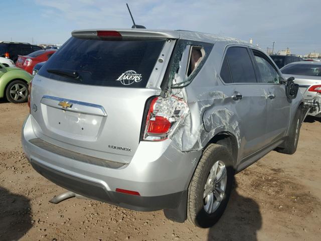 2GNALBEK4G6251937 - 2016 CHEVROLET EQUINOX LS SILVER photo 4