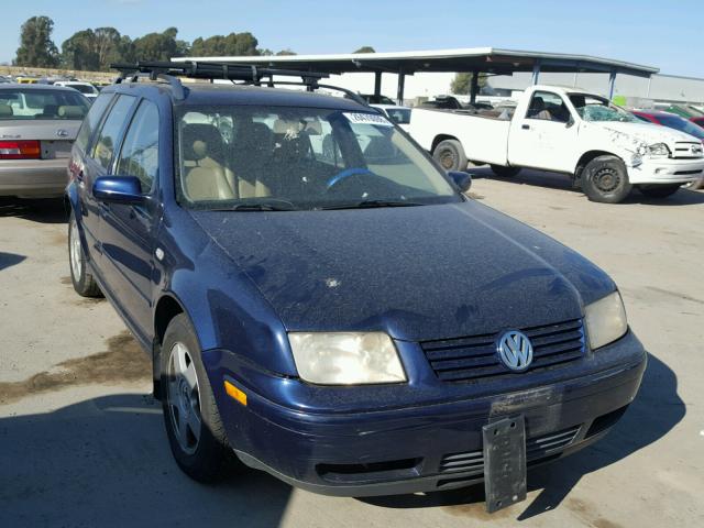 WVWSB61J12W336012 - 2002 VOLKSWAGEN JETTA GLS BLUE photo 1