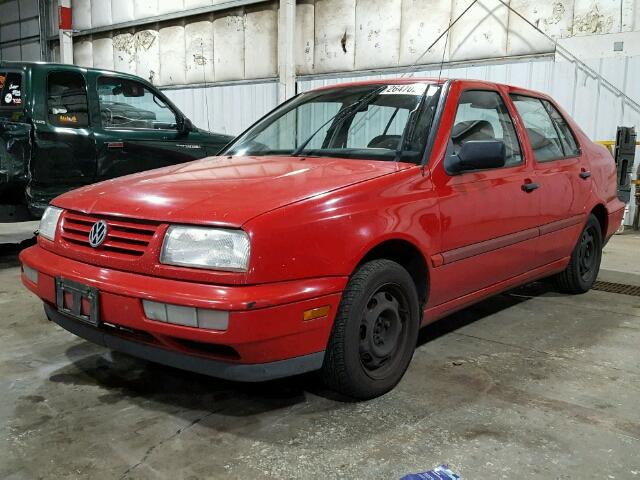 3VWRA81H7XM246913 - 1999 VOLKSWAGEN JETTA GL RED photo 2