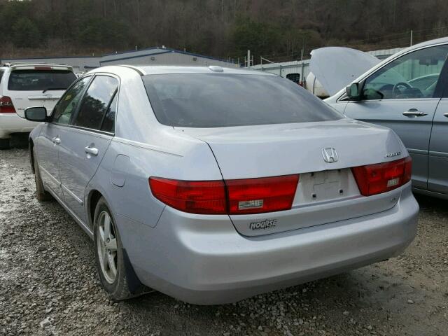 1HGCM56815A015895 - 2005 HONDA ACCORD EX SILVER photo 3