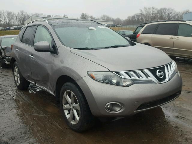 JN8AZ18W59W204929 - 2009 NISSAN MURANO S GRAY photo 1