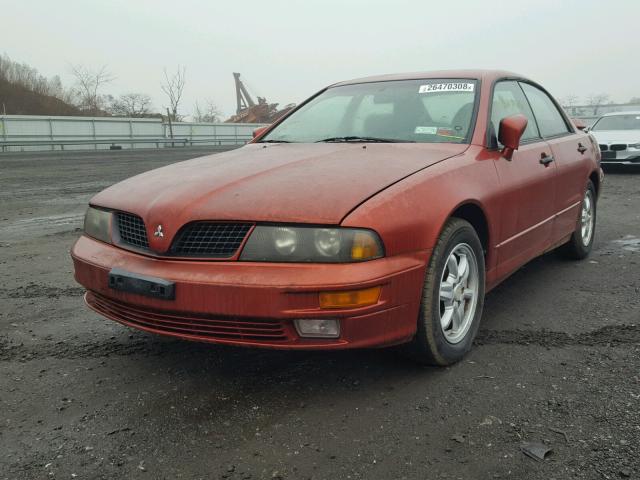 6MMAP87P12T021450 - 2002 MITSUBISHI DIAMANTE V RED photo 2