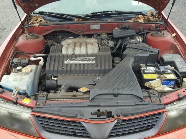 6MMAP87P12T021450 - 2002 MITSUBISHI DIAMANTE V RED photo 7