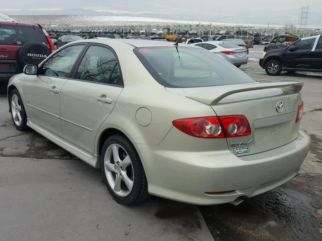 1YVHP80D345N83358 - 2004 MAZDA 6 S CREAM photo 3