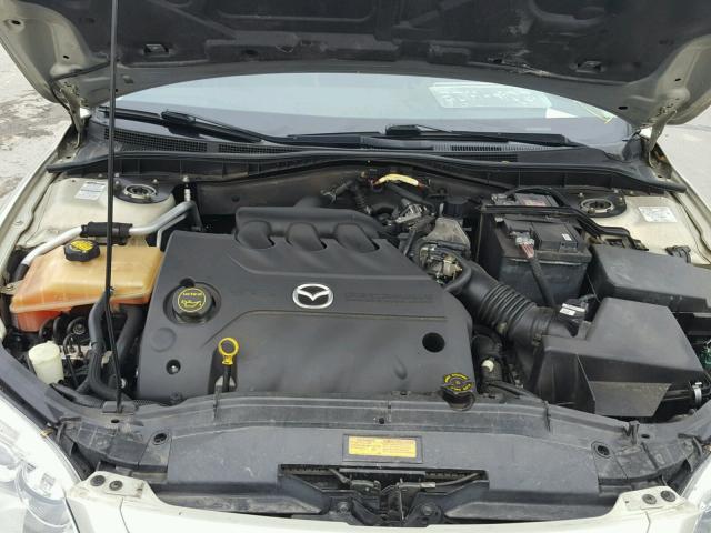 1YVHP80D345N83358 - 2004 MAZDA 6 S CREAM photo 7