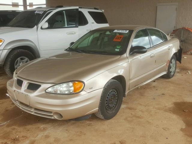 1G2NE52E25M131609 - 2005 PONTIAC GRAND AM S GOLD photo 2