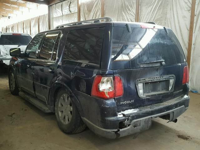 5LMFU28R04LJ17801 - 2004 LINCOLN NAVIGATOR BLUE photo 3