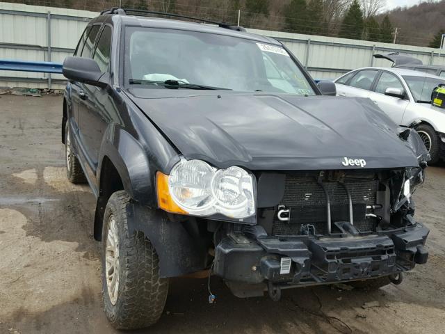 1J8GR48K18C147352 - 2008 JEEP GRAND CHER BLACK photo 1