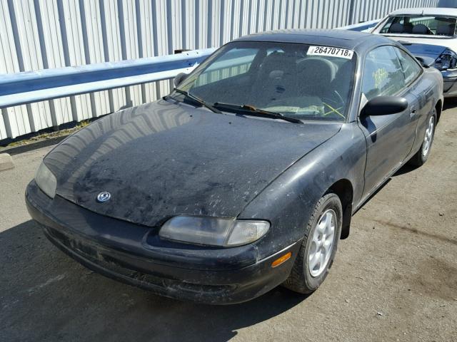 1YVGE31A2P5231076 - 1993 MAZDA MX-6 BLACK photo 2