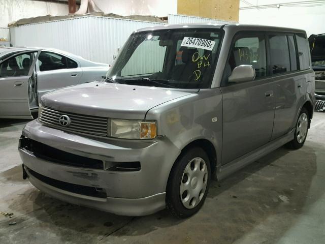 JTLKT324554021514 - 2005 TOYOTA SCION XB SILVER photo 2