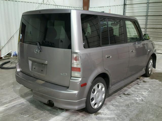 JTLKT324554021514 - 2005 TOYOTA SCION XB SILVER photo 4