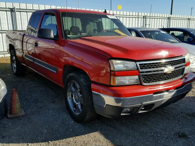 2GCEC19Z261311866 - 2006 CHEVROLET SILVERADO RED photo 1