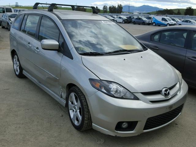 JM1CR29L570136422 - 2007 MAZDA 5 SILVER photo 1