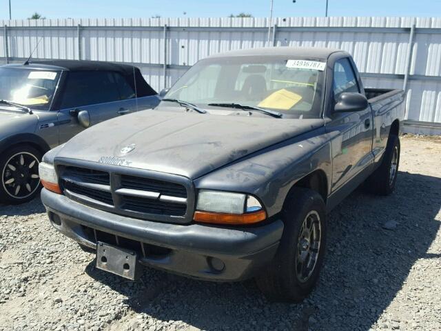 1D7FL36X93S203944 - 2003 DODGE DAKOTA SPO CHARCOAL photo 2