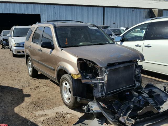 JHLRD68414C010095 - 2004 HONDA CR-V LX BROWN photo 1