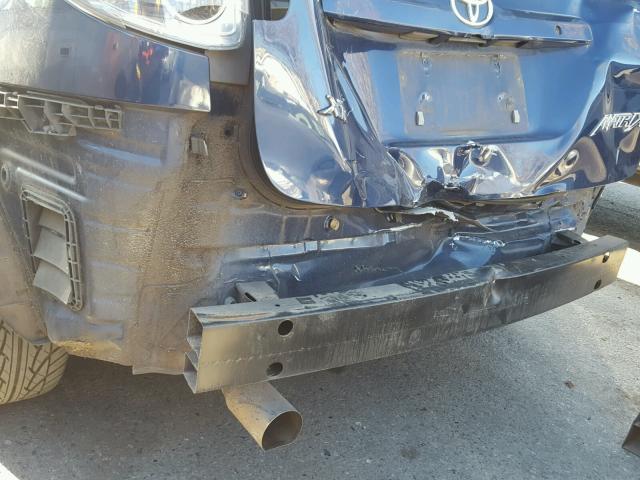 2T1KR32E45C493011 - 2005 TOYOTA COROLLA MA BLUE photo 9