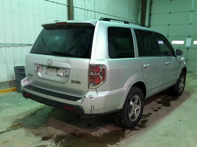 5FNYF28736B034085 - 2006 HONDA PILOT EX GRAY photo 4